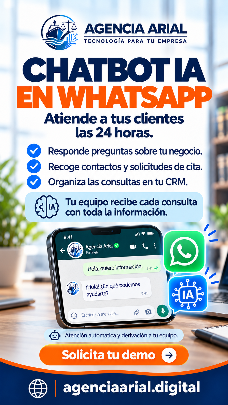 Chatbot con IA para WhatsApp Business: guía completa