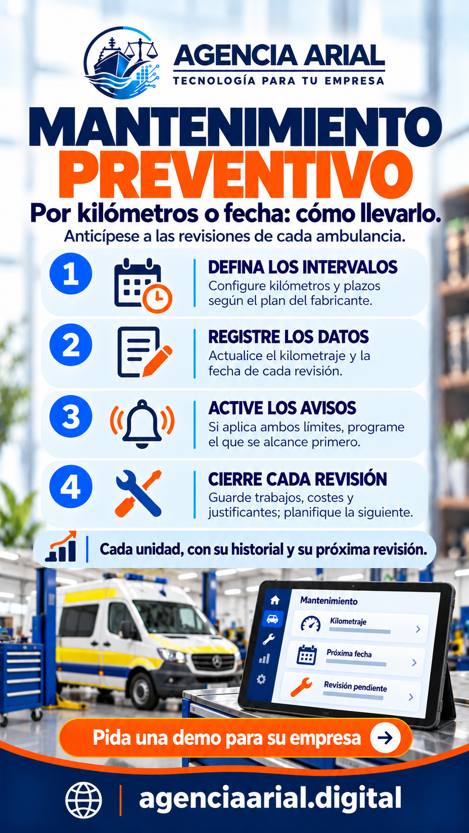Mantenimiento preventivo por kilómetros o fecha: cómo llevarlo