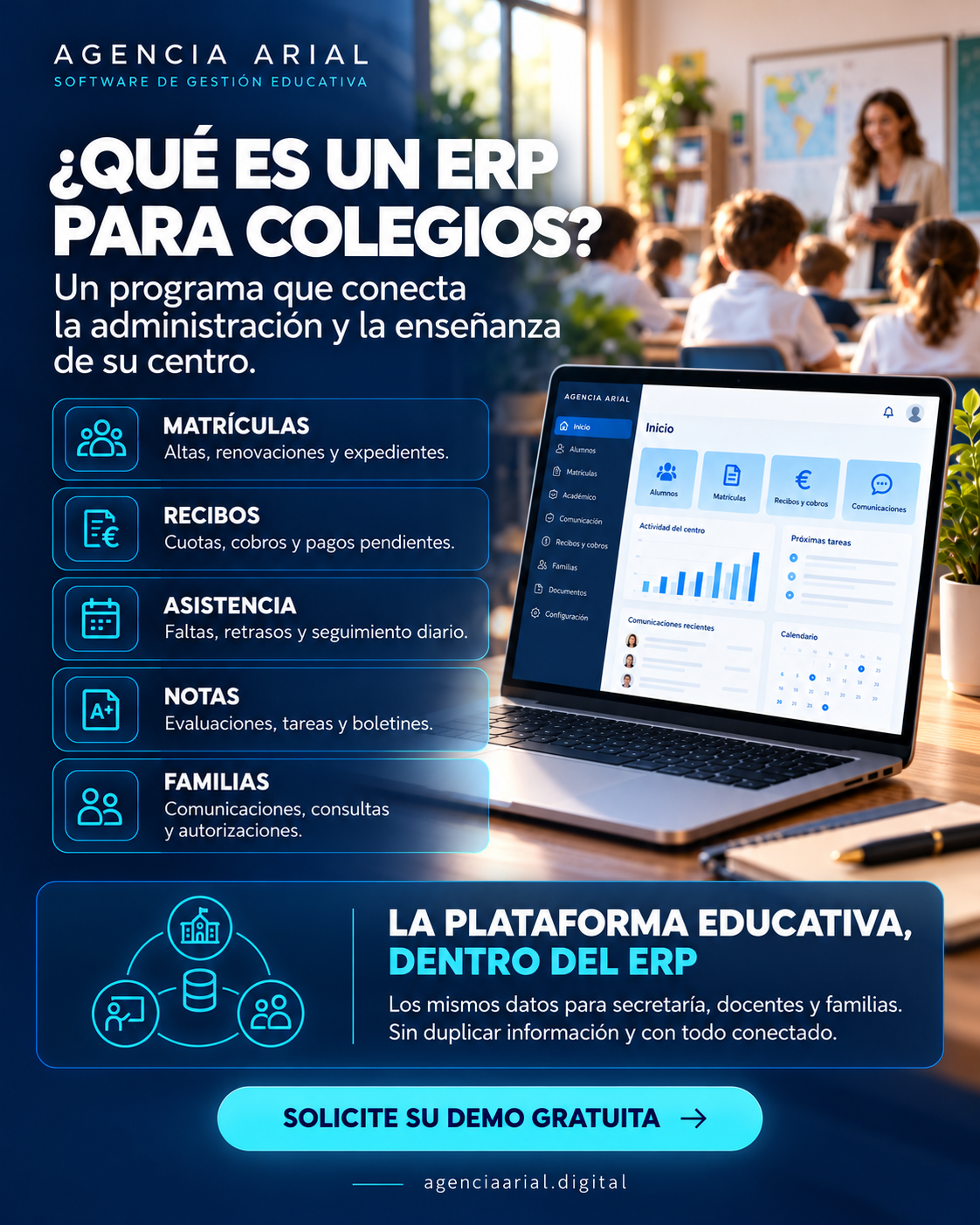 ERP para colegios: qué es y qué debe incluir