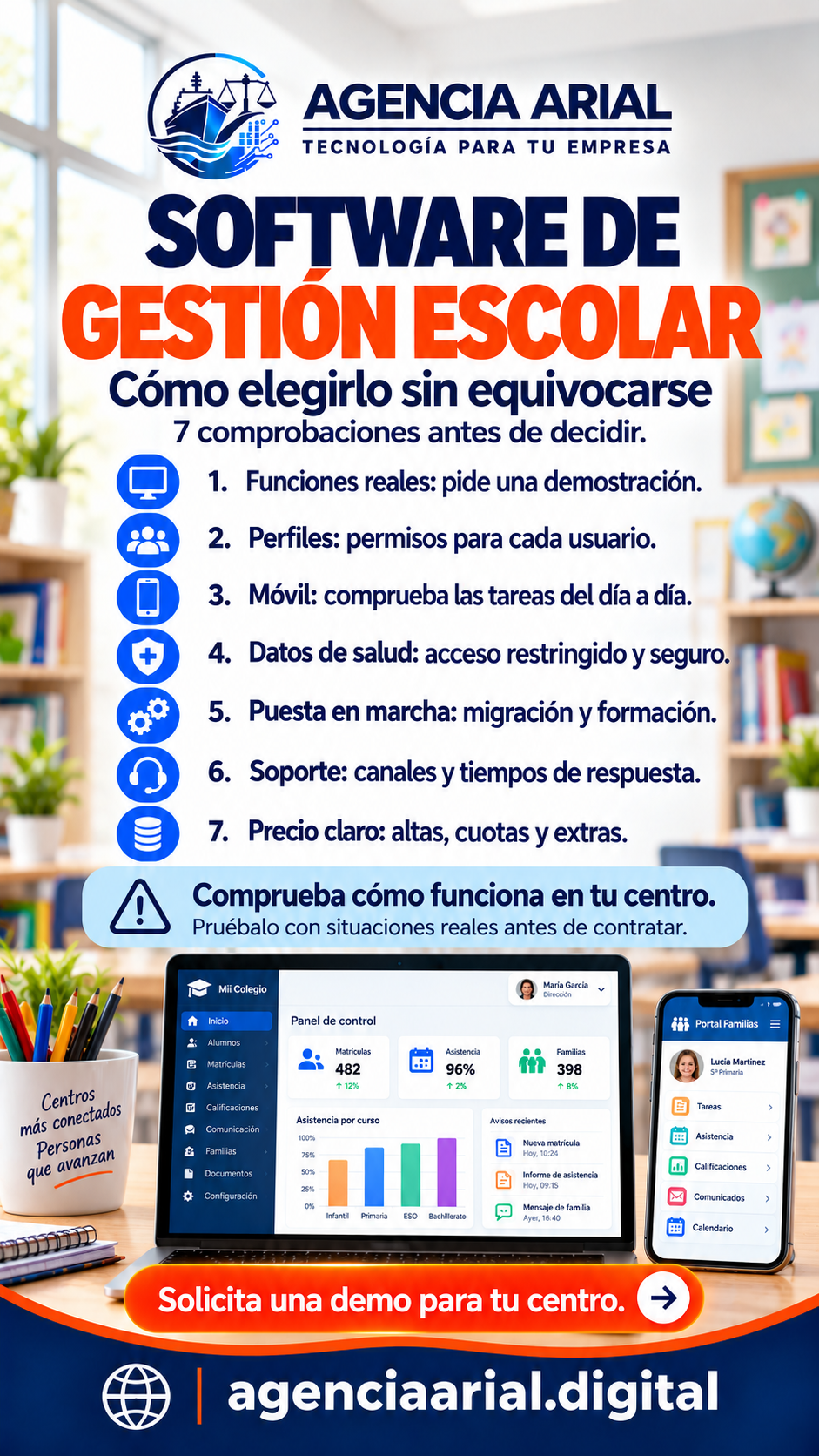 Software de gestión escolar: cómo elegirlo sin equivocarse